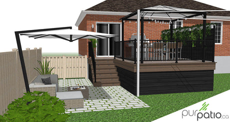 Patio en Trex Enhance Naturals