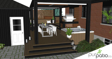 Espace de vie extérieure St-Lambert