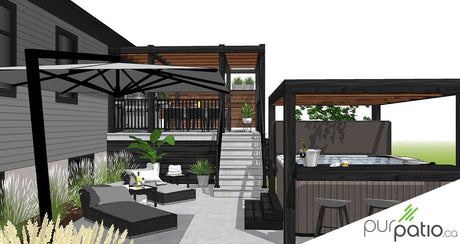 Pergola et bar Ste-Adèle