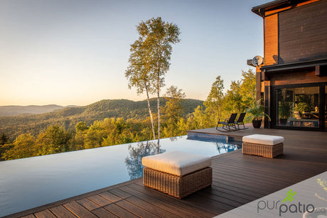 Patio Trex au sommet des Laurentides