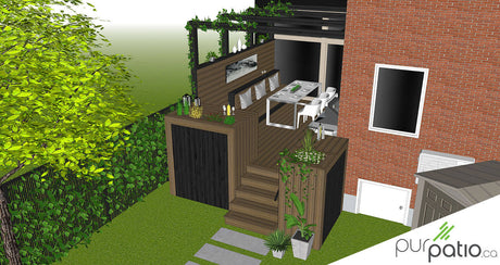 Patio intime Montréal