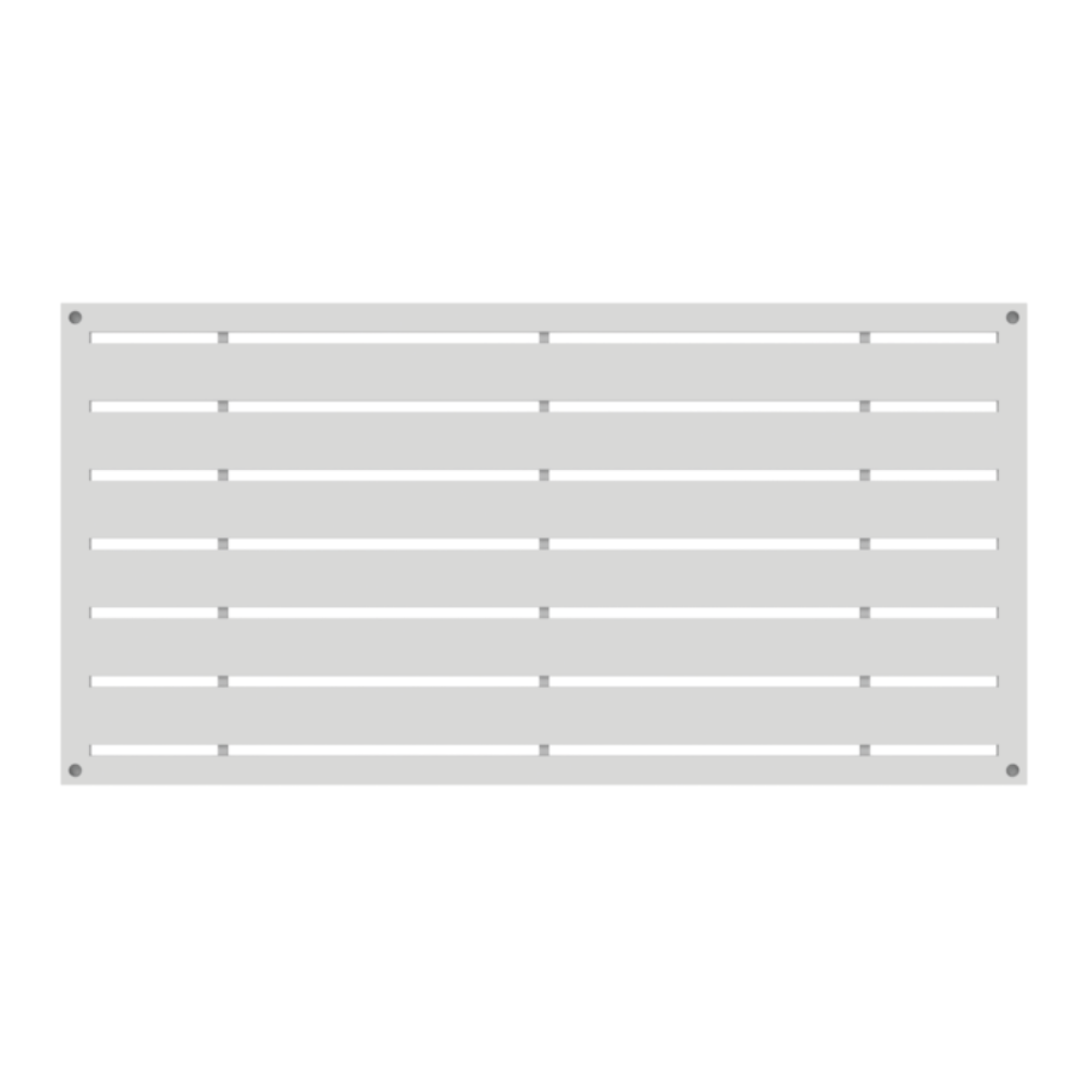 Barrette - 73042821 -  Panneau décoratif Boardwalk - Blanc -  24po x 48po