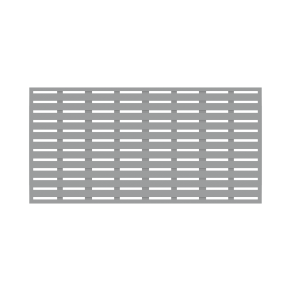 Barrette - 73045665 -  Panneau décoratif Boardwalk - Gris -  36po x 72po