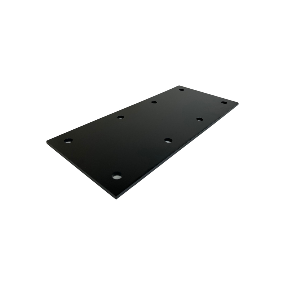 Dashco -  EQP268 - Équerre plate 11 3/4"x 5" épaisseur 3/16 Noir