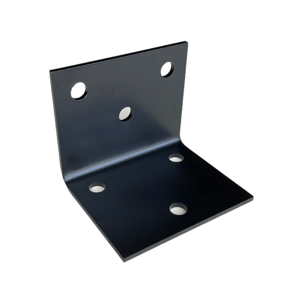 Dashco - EQR247 - Équerre robuste 3"x 2 1/2"x 2 1/2'' épaisseur 1/8 Noir