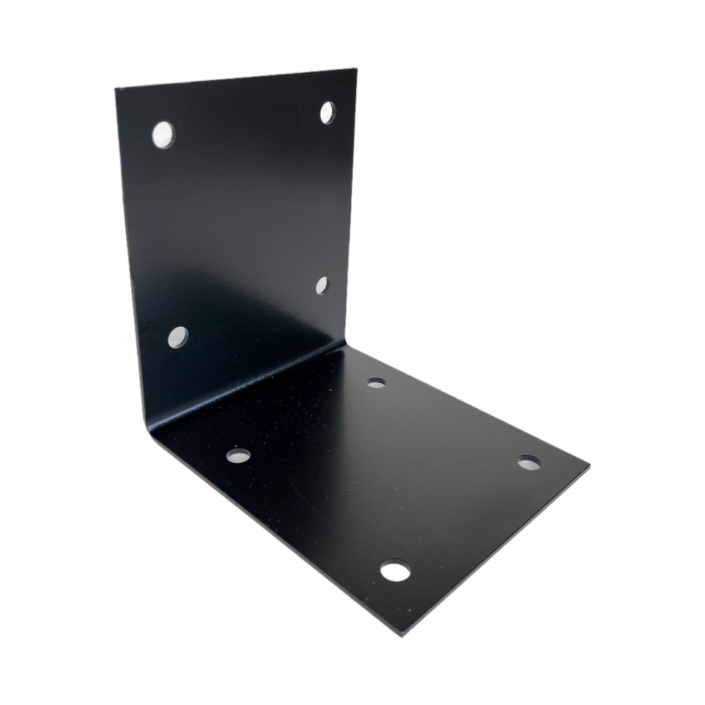 Dashco - EQR251 - Équerre robuste 5"x 6"x 6'' épaisseur 1/8 Noir
