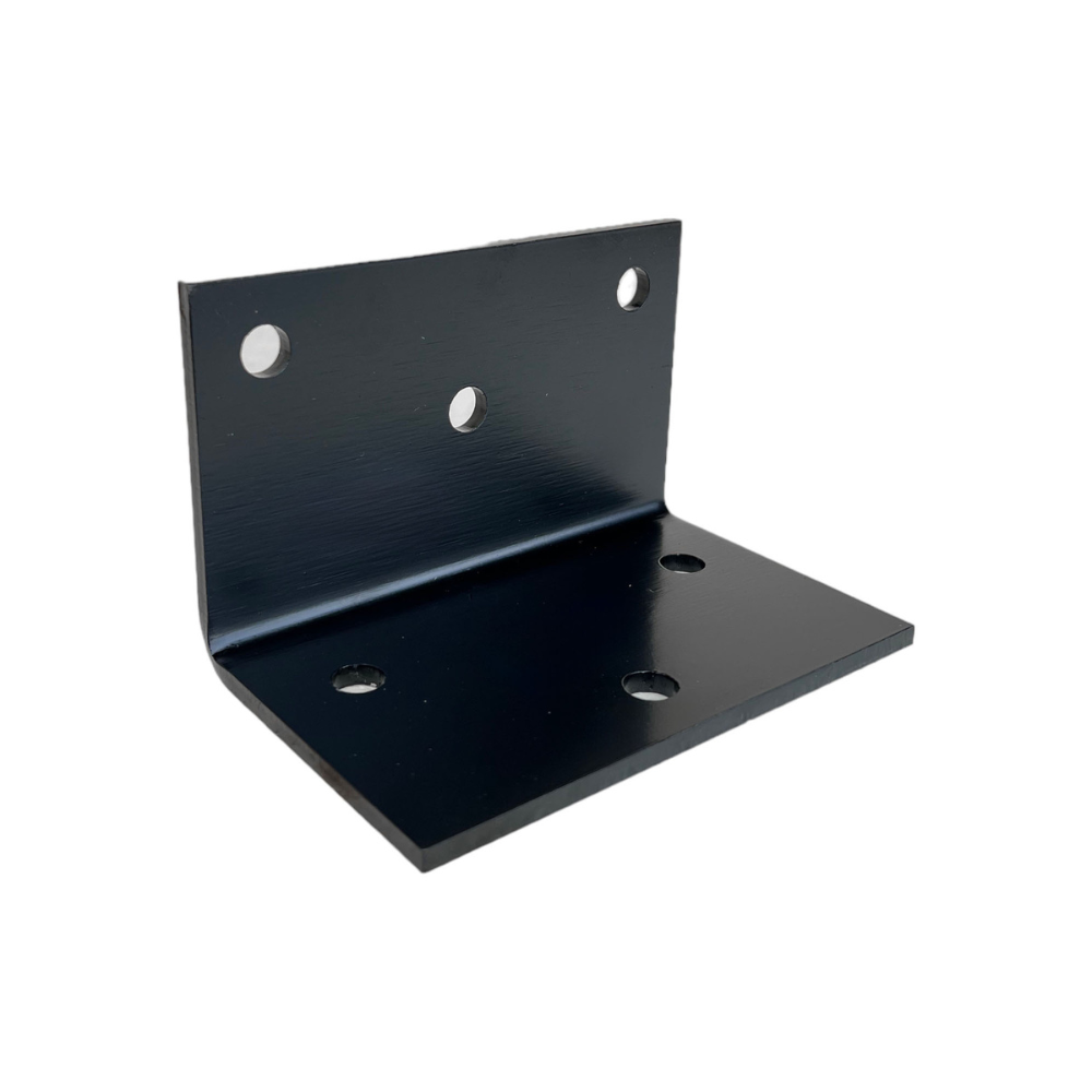 Dashco - EQR256 - Équerre robuste 5"x 3 1/8"x 3 1/8'' épaisseur 3/16 Noir