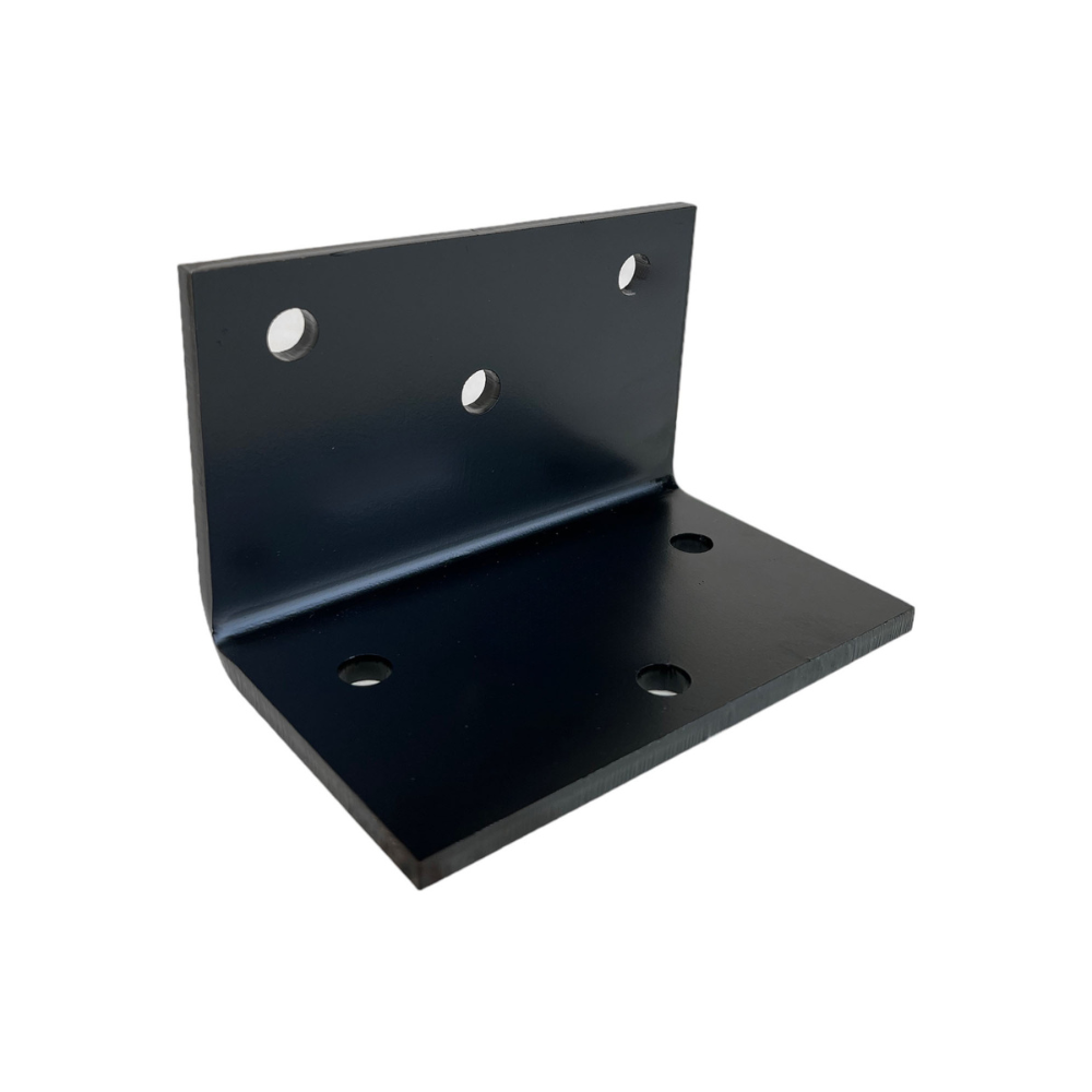 Dashco - EQR261 - Équerre robuste 5"x 3 3/16"x 3 3/16'' épaisseur 1/4 Noir