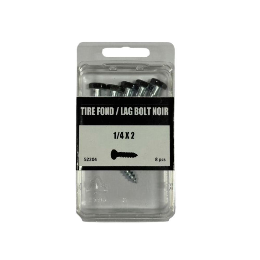 Dashco - 52204/52206 - Lag Screw 1/4 x 2 Black