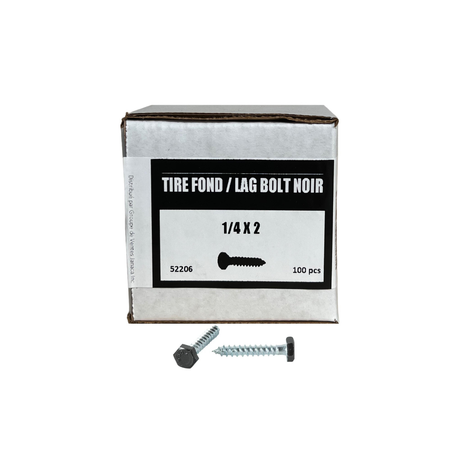 Dashco - 52204/52206 - Tire Fond 1/4 x 2 Noir