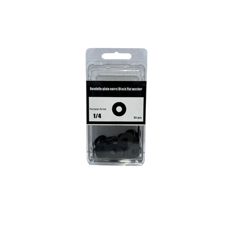 Dashco -  52207/52215 - Rondelle Plate  1/4 Noir
