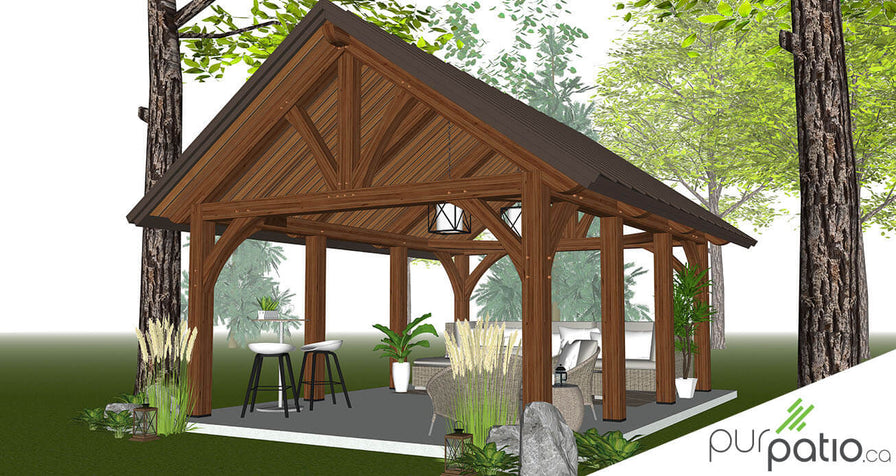 Gazebo timberframe Terrebonne