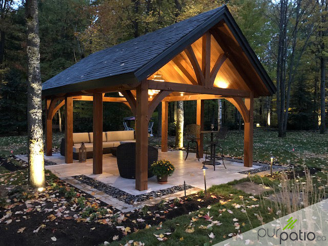 gazebo timberframe terrebonne