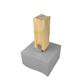 Mitek - PAF44-TZ - 4x4" Post Anchor with 14-Gauge Triple Zinc Plate