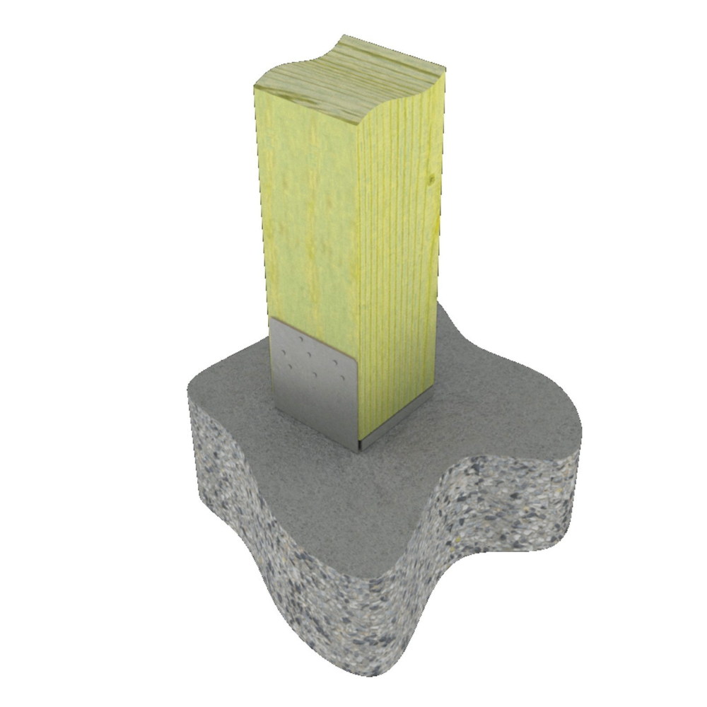 Mitek - PAU88-TZ - Ancrage Pour Poteau 8x8"
