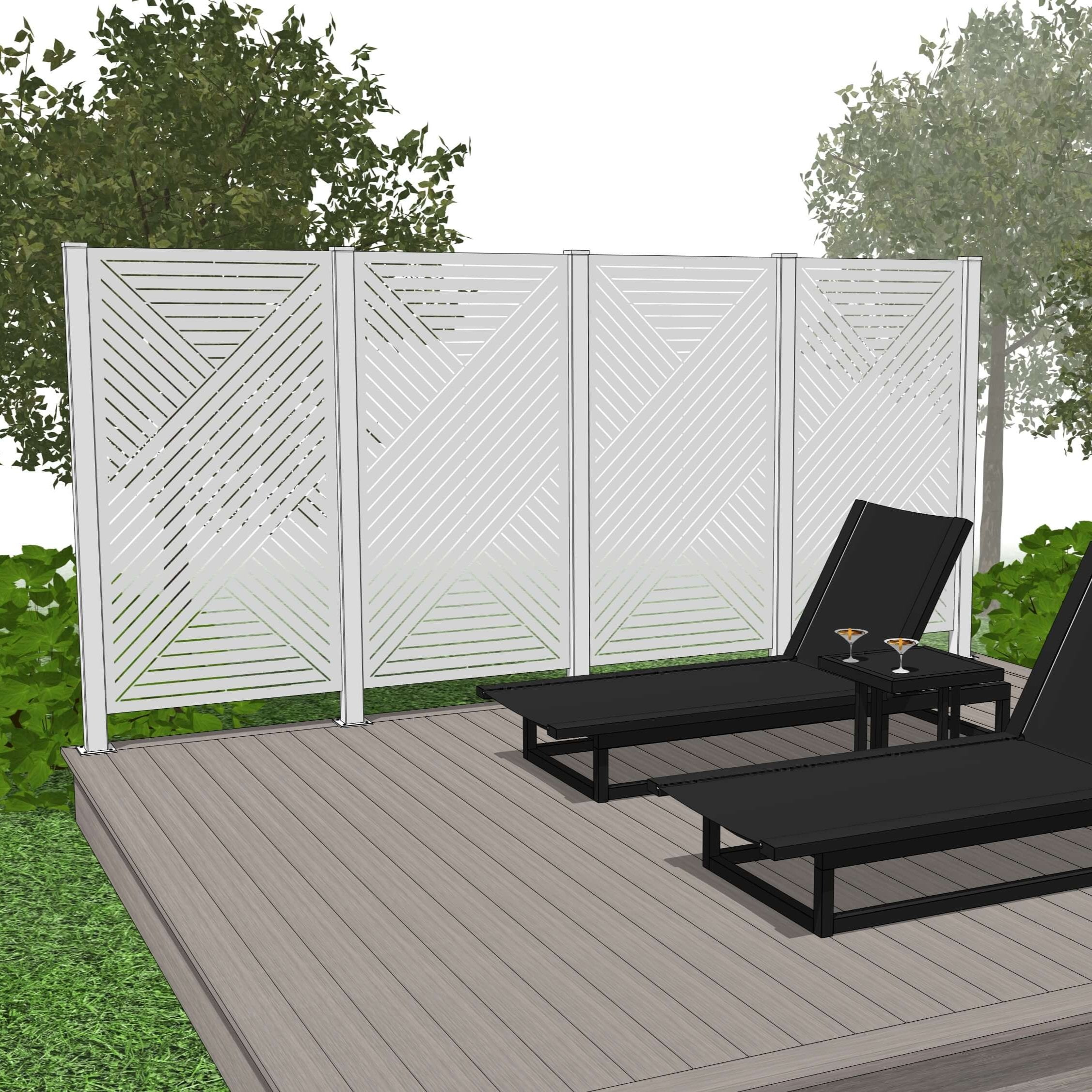 Quadruple Hideaway Privacy Wall - HEXX – PurPatio.ca