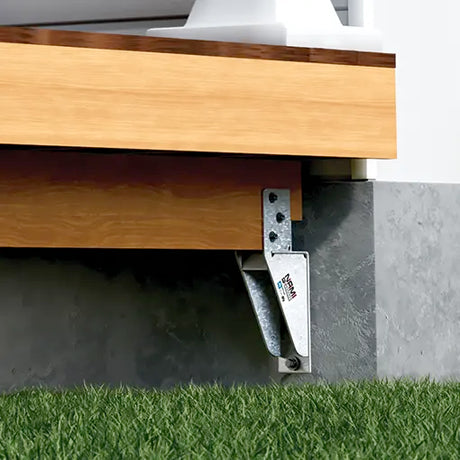 NP4 deck bracket - Beam perpendicular to the foundation - Nami Fixations