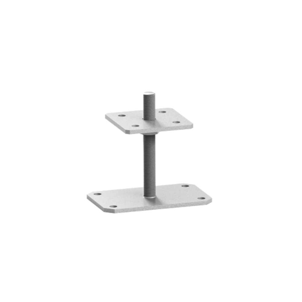 Rothoblaas - R40L250 - Pied de poteau reglable, plaque 100x100mm