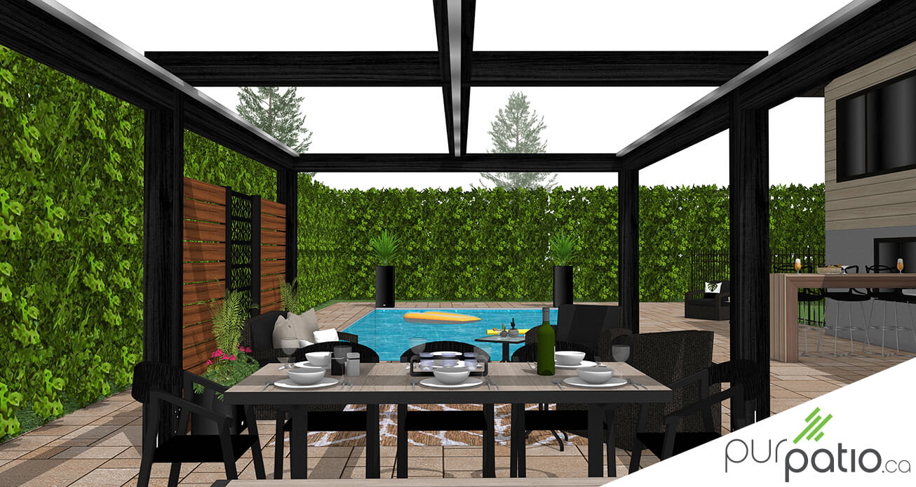 pergola en timberframe