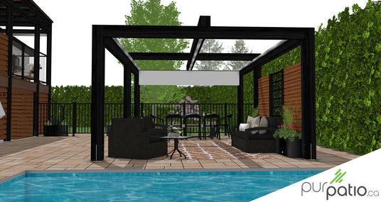 pergola avec voile ombrage