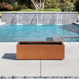 Veradek - Jardinière CORTEN - long box - PurPatio.ca