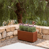 Veradek - Jardinière CORTEN - long box - PurPatio.ca