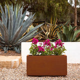 Veradek - Jardinière CORTEN - long box - PurPatio.ca