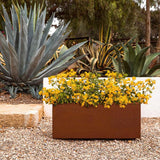 Veradek - Jardinière CORTEN - long box - PurPatio.ca