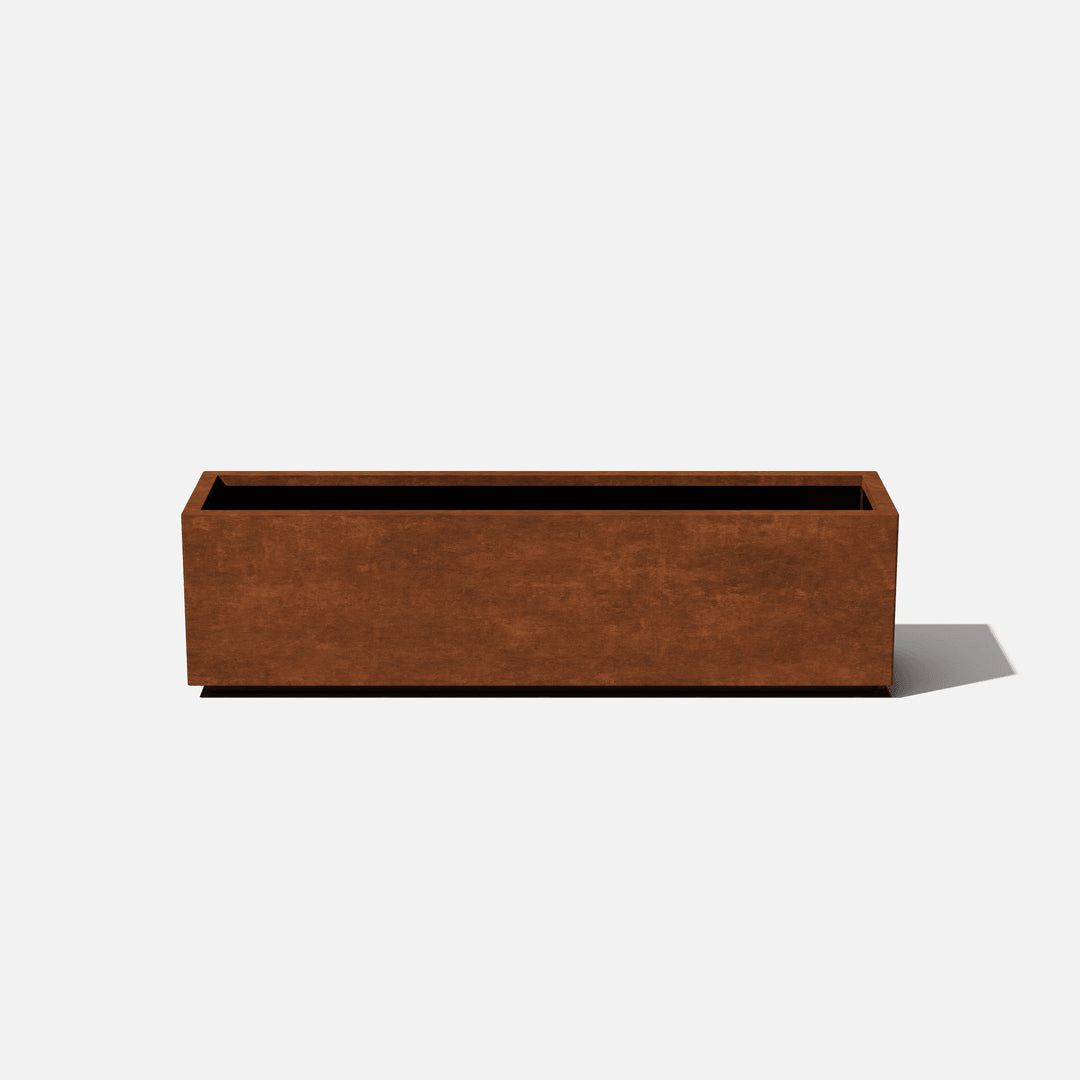 Veradek - Jardinière CORTEN - long box - PurPatio.ca