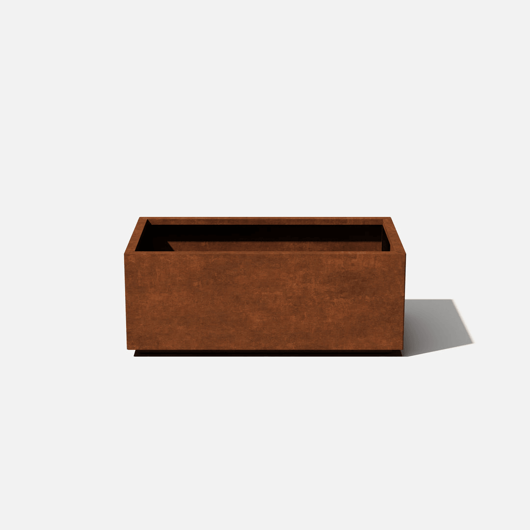 Veradek - Jardinière CORTEN - long box - PurPatio.ca