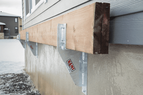 N2 deck bracket - Beam parallel to the foundation - Nami Fixations