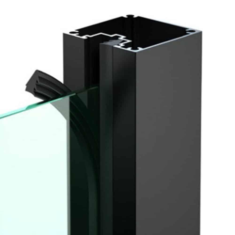 Glass Ramp Guard Kit for 10mm glass ramp - HOFT Solutions - PurPatio.ca